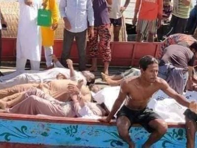 নেত্রকোণার মদনে উচিতপুরের হাওরে নৌকা ডুবিঃ ১৭ জনের লাশ উদ্ধার