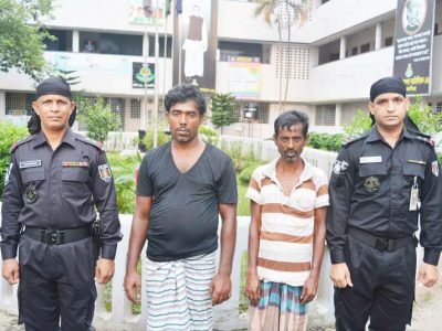 র‌্যাব-১৪, গাজা, মোবাইল সেটসহ ২জন মাদক ব্যাবসায়ী আটক