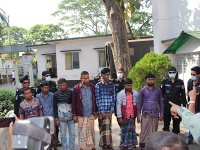 ময়মনসিংহে আন্ত:জেলা প্রতারক চক্রের  ৭ সদস্যকে আটক করেছে র‌্যাব