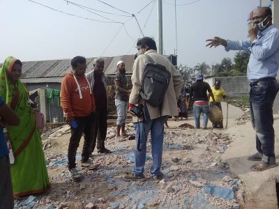নগরীতে অবৈধ স্থাপনা ভেঙ্গে দিয়েছে মসিক