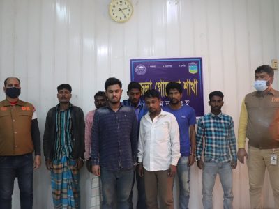 ময়মনসিংহে গাঁজা ও  ইয়াবা ট্যাবলেটসহ ৭ মাদক ব্যবসায়ী গ্রেফতার