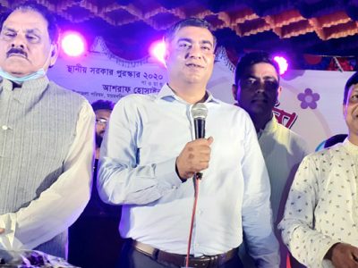 ময়মনসিংহ সদরের উপজেলা চেয়ারম্যান,  ইউএনওসহ ৩জনকে সংবর্ধনা