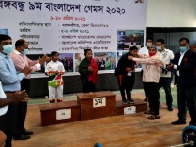 বঙ্গবন্ধু নবম বাংলাদেশ গেমস ২০২০- এর ভারোত্তোলন প্রতিযোগিতা শুরু