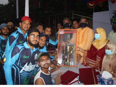 ময়মনসিংহে অ্যাভেন্জারস্ রিটার্ন এর ক্রিকেট টুর্নামেন্টের ফাইনাল খেলায় দ্যা হাল্ক বিজয়ী