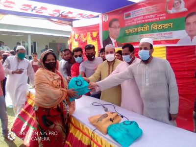 ধোবাউড়ায় প্রায় ১৭শ পরিবারকে ঈদ উপহার দিলেন-সালমান ওমর রুবেল