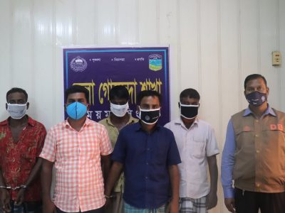 ময়মনসিংহ ডিবি পুলিশের অভিযানে ৫ জুয়ারি গ্রেফতার