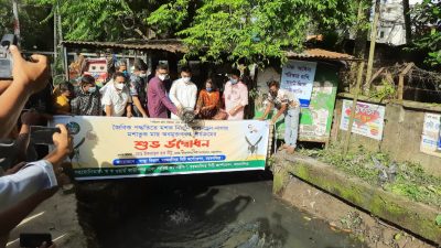 নগরীতে মশা নিধনে ব্যাঙের পর এবার ড্রেনে মশাখেকো মাছ অবমুক্ত করলেন মসিক মেয়র টিটু
