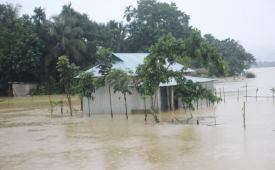 ধোবাউড়ায় নেতাই নদের বাঁধ ভেঙে ২০টি গ্রাম প্লাবিত