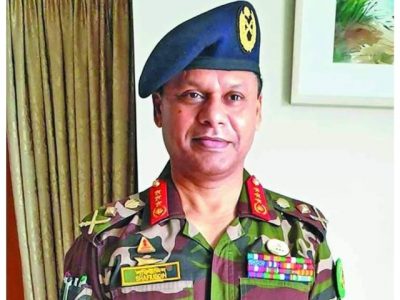 নতুন সেনাবাহিনী প্রধান লেফটেন্যান্ট জেনারেল এস এম শফিউদ্দিন আহমেদ