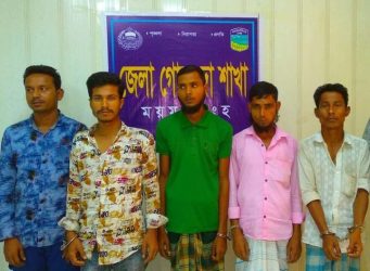 ময়মনসিংহে ডিবির হাতে ৫ জুয়াড়ি গ্রেফতার