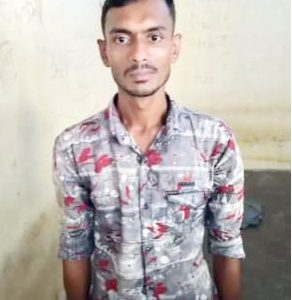মটর সাইকেল চালক শহিদুলকে কুপিয়ে জখম করার ঘটনায় প্রধান আসামী খাইরুল গ্রেফতার