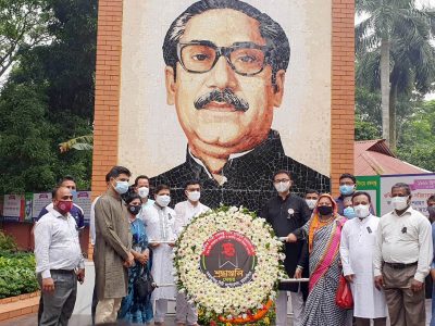 বঙ্গবন্ধুর স্বপ্ন বাস্তবায়নের শপথ নেওয়াই তাকে শ্রদ্ধার সর্বোত্তম পন্থা- মেয়র টিটু