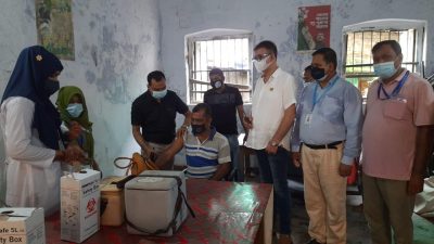 মসিকের প্রথম দিনের ওয়ার্ডভিত্তিক করোনা টিকাদানে সারা পড়েছে
