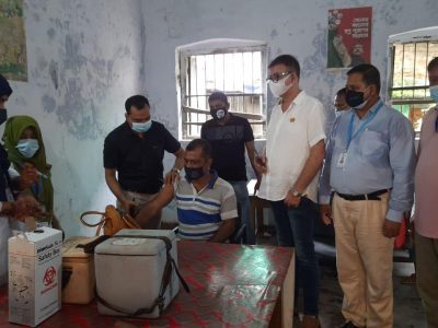 মসিকের প্রথম দিনের ওয়ার্ডভিত্তিক করোনা টিকাদানে সারা পড়েছে