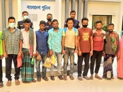 ময়মনসিংহে কোতোয়ালী পুলিশের অভিযানে গ্রেফতার ১২