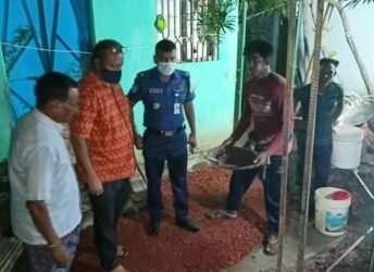 ময়মনসিংহে নাগ মন্দিরের দীর্ঘদিনের বিরোধ নিষ্পত্তি করলেন ওসি শাহ কামাল