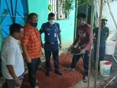ময়মনসিংহে নাগ মন্দিরের দীর্ঘদিনের বিরোধ নিষ্পত্তি করলেন ওসি শাহ কামাল