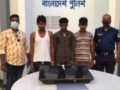 ময়মনসিংহ কোতোয়ালী থানা পুলিশের হাতে চোরাইমালসহ ৩ চোর গ্রেফতার