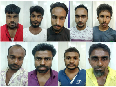 ময়মনসিংহে মাদক ব্যবসায়ীসহ গ্রেপ্তার-৯