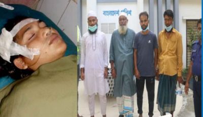 ময়মনসিংহে নারী পুলিশকে কুপিয়ে গুরুতর জখমের ঘটনায় গ্রেপ্তার ৪