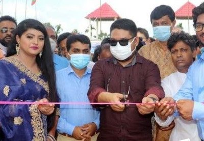 ফোক সংগীতশিল্পী সালমার অর্থায়নে তার  শ্বশুরবাড়ি  হালুয়াঘাটে নির্মিত ‘ইউরোপিয়ান পার্কেএর উদ্বোধন