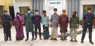 কোতোয়ালী থানা পুলিশের হাতে  মাদকসহ ৭জন গ্রেফতার