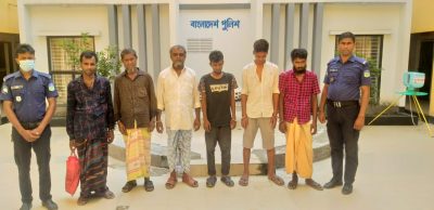 ময়মনিসংহ কােতায়ালী থানা পুলিশের অভিযানে গ্রেফতার ৬