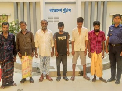 ময়মনিসংহ কােতায়ালী থানা পুলিশের অভিযানে গ্রেফতার ৬