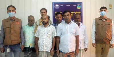 ময়মনসিংহ ডিবি’র অভিযানে ৬ জুয়ারি গ্রেফতার