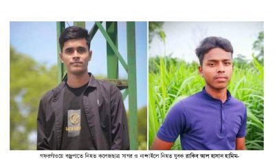 ময়মনসিংহে বজ্রপাতে কলেজ ছাত্রসহ দুজনের মৃত্যু
