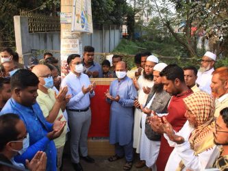 ৫ কোটি টাকা ব্যায়ে ৫টি সড়কের  নির্মাণ কাজ উদ্বোধন করলেন মসিক মেয়র টিটু