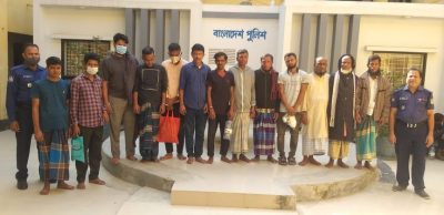 ময়মনসিংহে কোতোয়ালী পুলিশের হাতে  গ্রেফতার ১৭