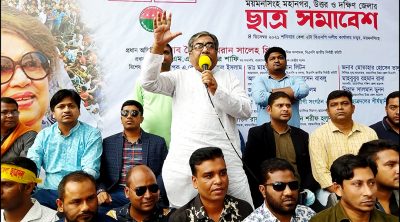 বেগম জিয়ার মুক্তি এবং বিদেশে সুচিকিৎসার দাবি আজ গণ দাবিতে পরিণত হয়েছে এমরান সালেহ প্রিন্স