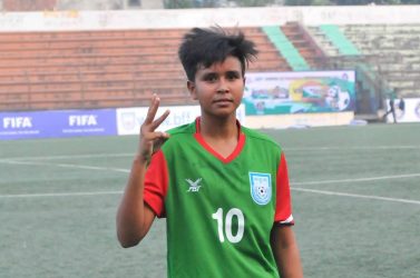 ভুটানকে হাফ ডজন’ গোল দিল বাংলাদেশের মেয়েরাঃ কলসিন্দুরের মেয়ে তহুরার ২ গোল