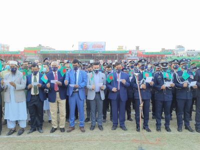 ময়মনসিংহে আনন্দঘন পরিবেশে মহান বিজয় দিবস উদযাপিতঃ শপথ বাক্য পাঠ