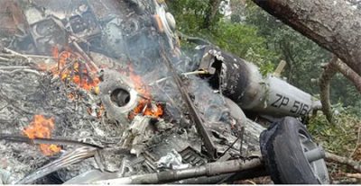 ভারতে সামরিক হেলিকপ্টার বিধ্বস্ত, সিডিএস জেনারেল বিপিন রাওয়াত জীবিত, তার স্ত্রীসহ নিহত ৫