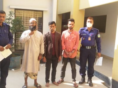 ময়মনসিংহে কোতোয়ালী পুলিশের হাতে পরোয়ানাভুক্তসহ  গ্রেফতার ৫