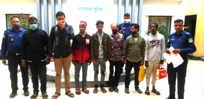 ময়মনসিংহে বিভিন্ন অপরাধে কোতোয়ালী পুলিশের হাতে গ্রেফতার ৭
