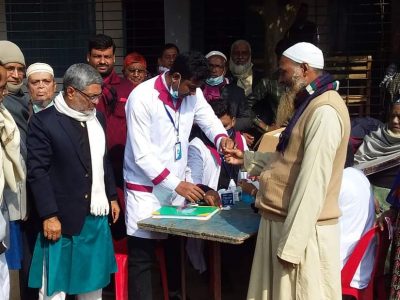 চাটমোহরে বিনামূল্যে ডায়াবেটিক পরীক্ষা ও স্বাস্থ্যসেবা ক্যাম্প অনুষ্ঠিত
