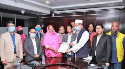 বগুড়ায় প্রথম স্বয়ংসম্পূর্ণ ক্যাথ ল্যাব স্থাপনের জন্য সমঝোতা স্মারক স্বাক্ষর