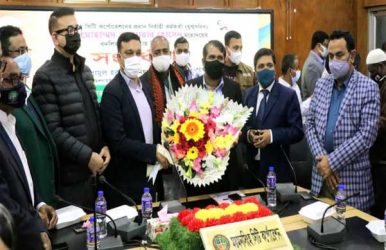 মসিকের প্রধান নির্বাহী কর্মকর্তা আনোয়ার হোসেনের বিদায় সংবর্ধনা