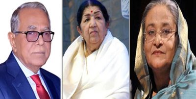 লতা মঙ্গেশকরের মৃত্যুতে রাষ্ট্রপতি-প্রধানমন্ত্রীর শোক