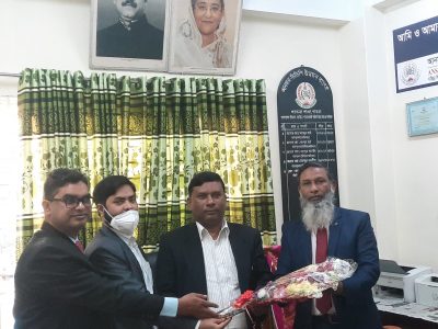 রাজশাহীর আঞ্চলিক ব্যবস্থাপকের পাবনা শাখা পরিদর্শন ও মতবিনিময়