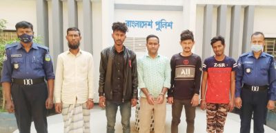 ময়মনসিংহে কোতোয়ালী পুলিশের হাতে গ্রেফতার ৫ঃ গাঁজা উদ্ধার
