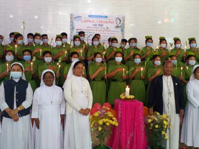 সালেসিয়ান সিস্টারস নার্সিং ইনস্টিটিউটের ৩ ব্যাচের শিক্ষার্থীদের শিরাবরণ অনুষ্ঠিত