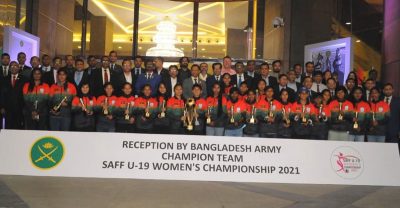 মারিয়া-তহুরাদেরকে সম্মাননা দিয়েছে সেনাবাহিনী