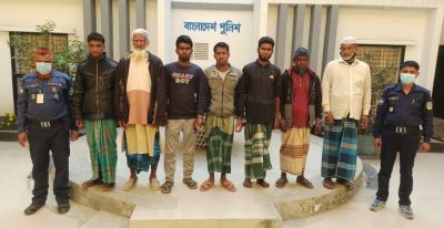 ময়মনসিংহ কোতোয়ালী পুলিশের অভিযানে জুয়াড়ি ও ধর্ষণ মামলার আসামীসহ গ্রেফতার ১০