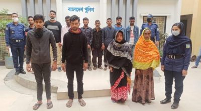 ময়মনসিংহে কোতোয়ালী পুলিশের অভিযানে মাদক ব্যবসায়ী ও পরোয়ানাভুক্তসহ গ্রেফতার ১৪