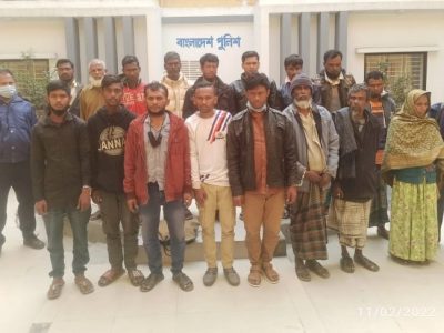 ময়মনসিংহ কোতোয়ালী পুলিশের অভিযানে জুয়াড়িসহ গ্রেফতার ১৮