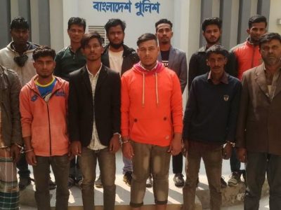 ময়মনসিংহে পুলিশের অভিযানে গ্রেপ্তার-১৭